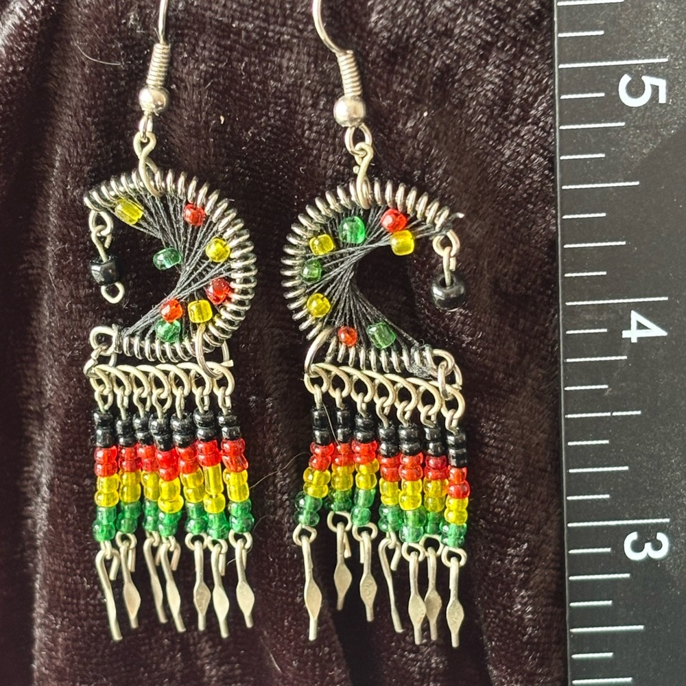 Handcrafted Beaded Earrings